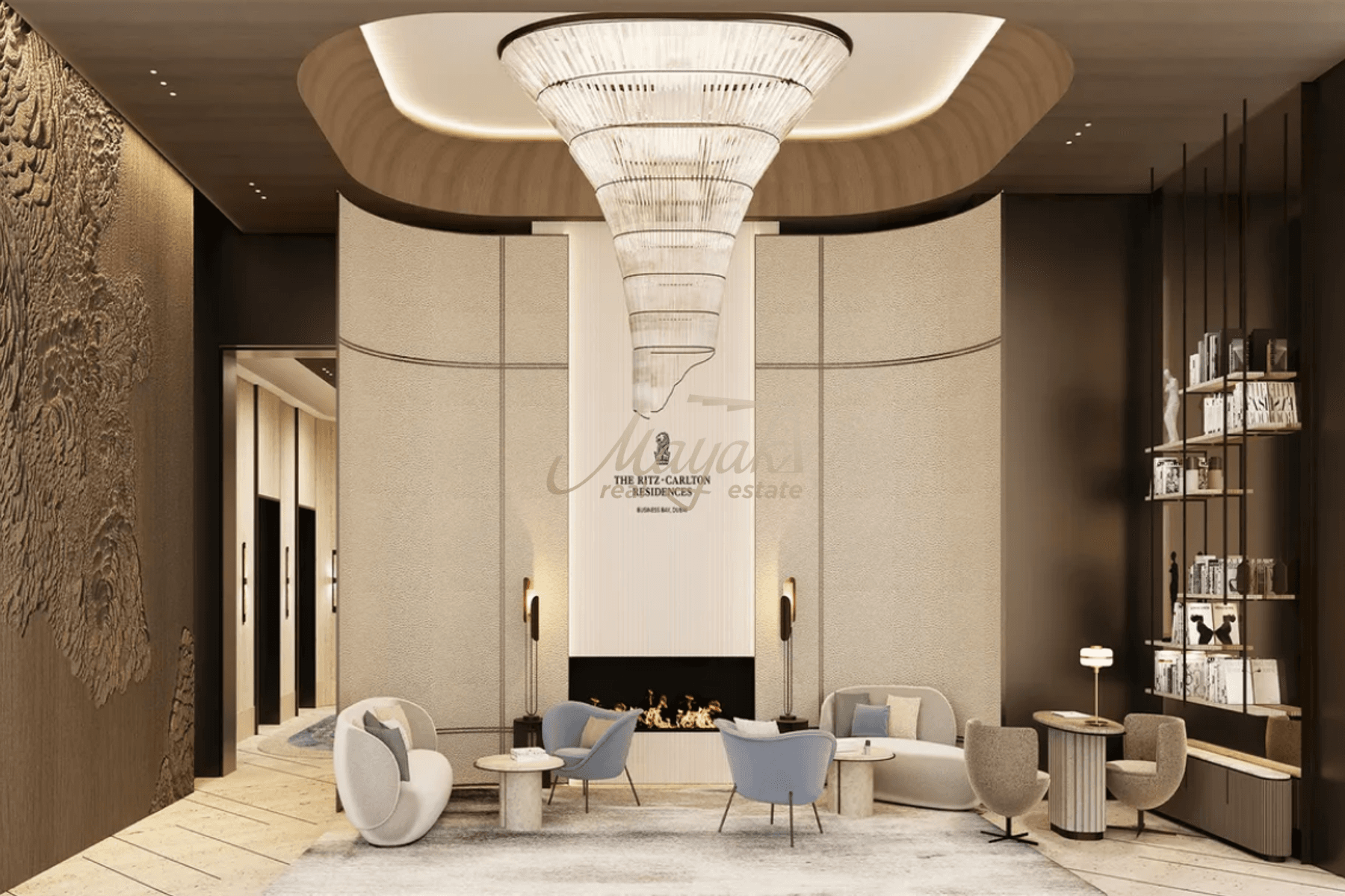 Ультра-роскошный пентхаус на весь этаж с 6 спальнями в отеле Ritzcarlton.