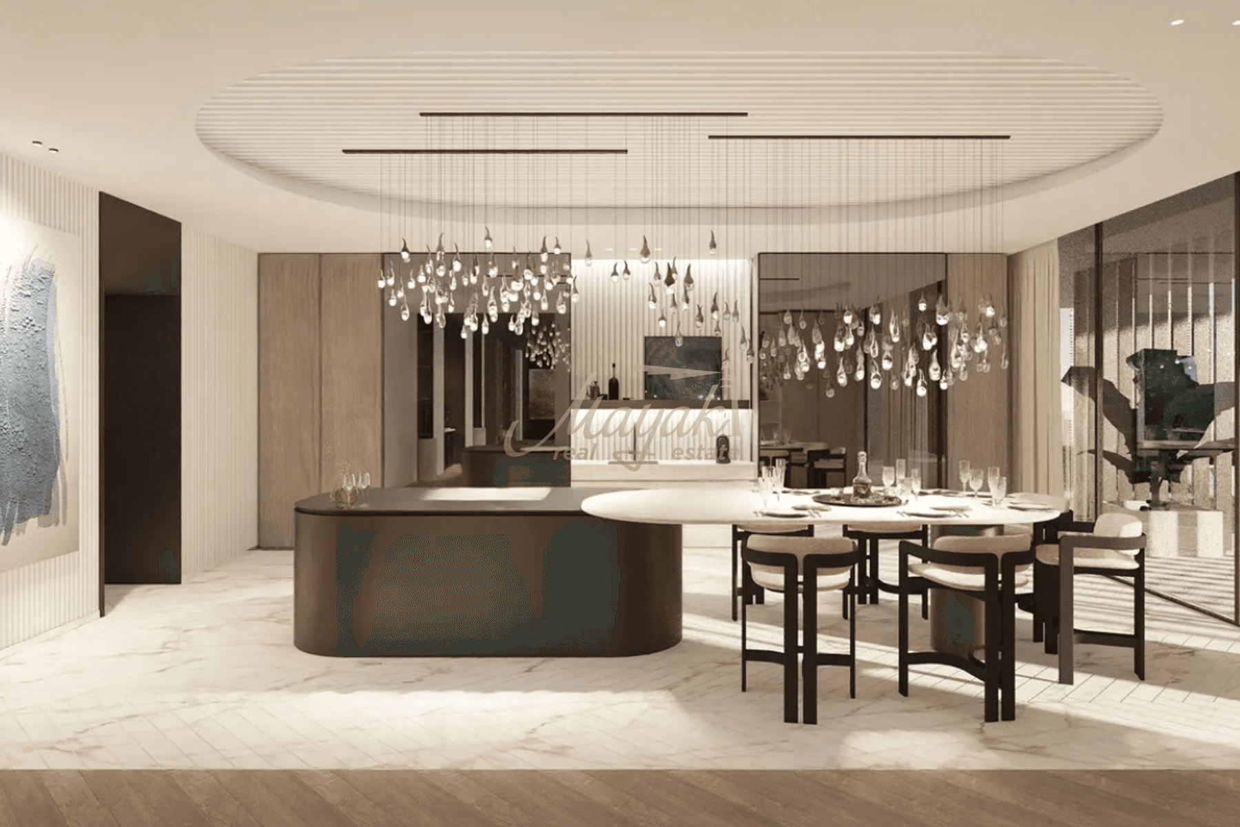 Ультра-роскошный пентхаус на весь этаж с 6 спальнями в отеле Ritzcarlton.
