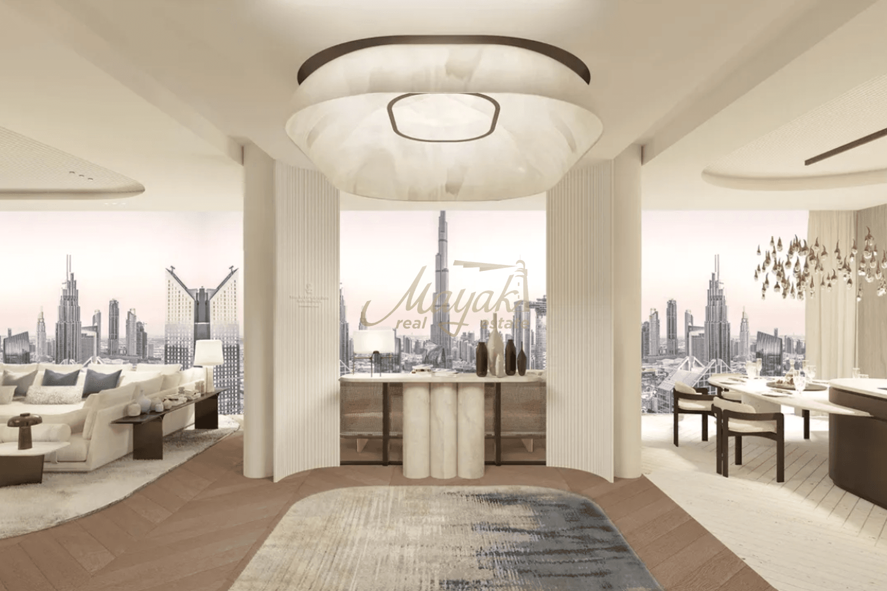 Ультра-роскошный пентхаус на весь этаж с 6 спальнями в отеле Ritzcarlton.