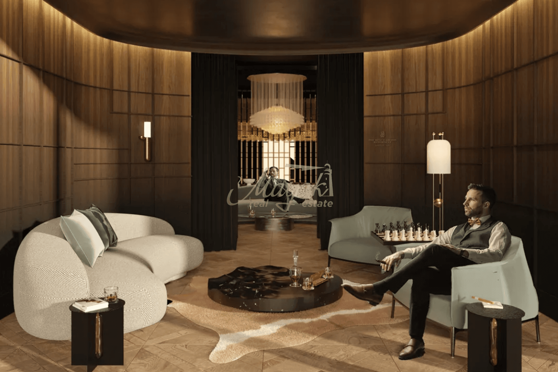 Ультра-роскошный пентхаус на весь этаж с 6 спальнями в отеле Ritzcarlton.