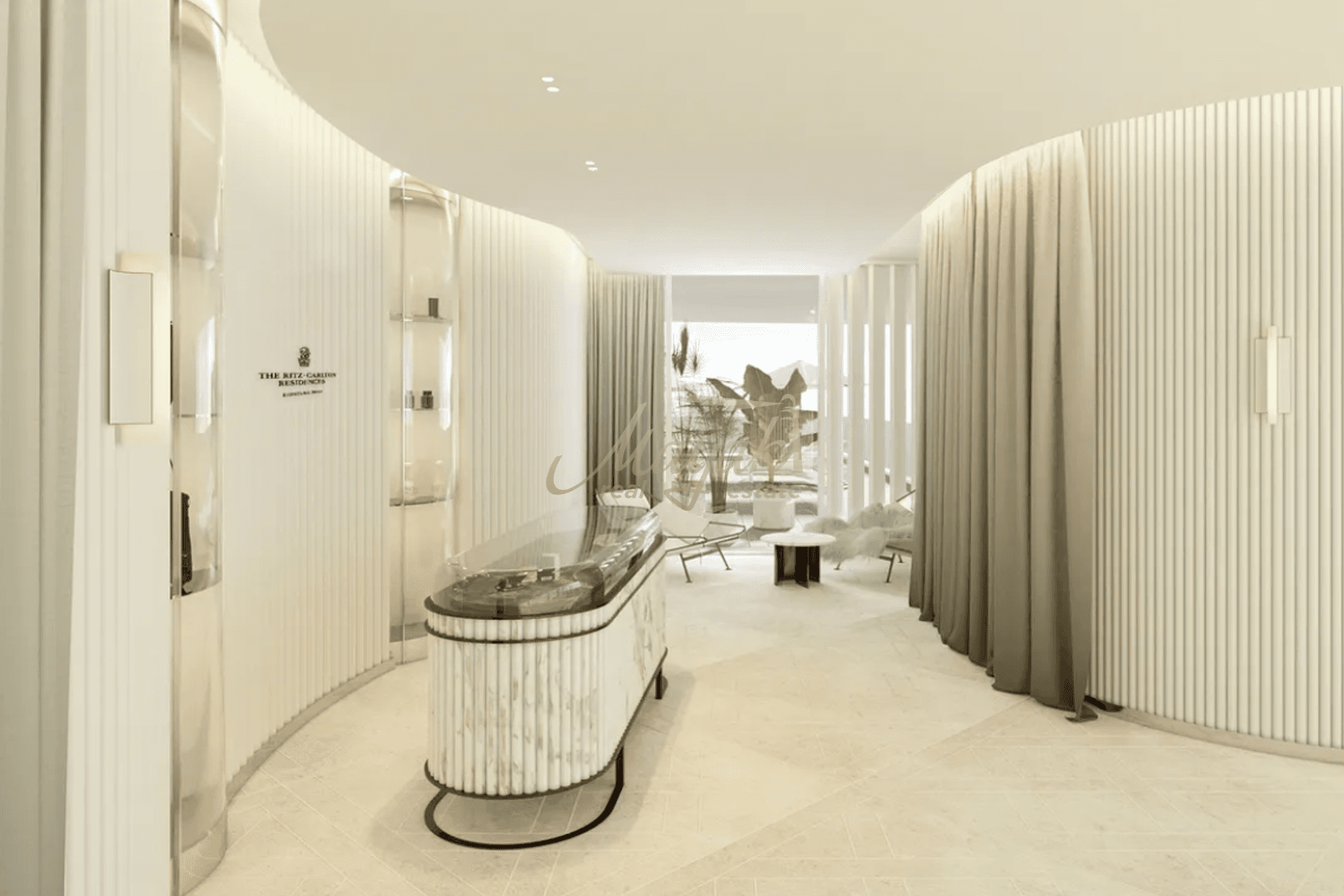 Ультра-роскошный пентхаус на весь этаж с 6 спальнями в отеле Ritzcarlton.