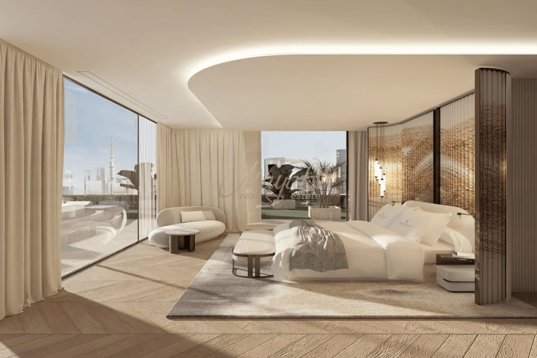 Ультра-роскошный пентхаус на весь этаж с 6 спальнями в отеле Ritzcarlton.