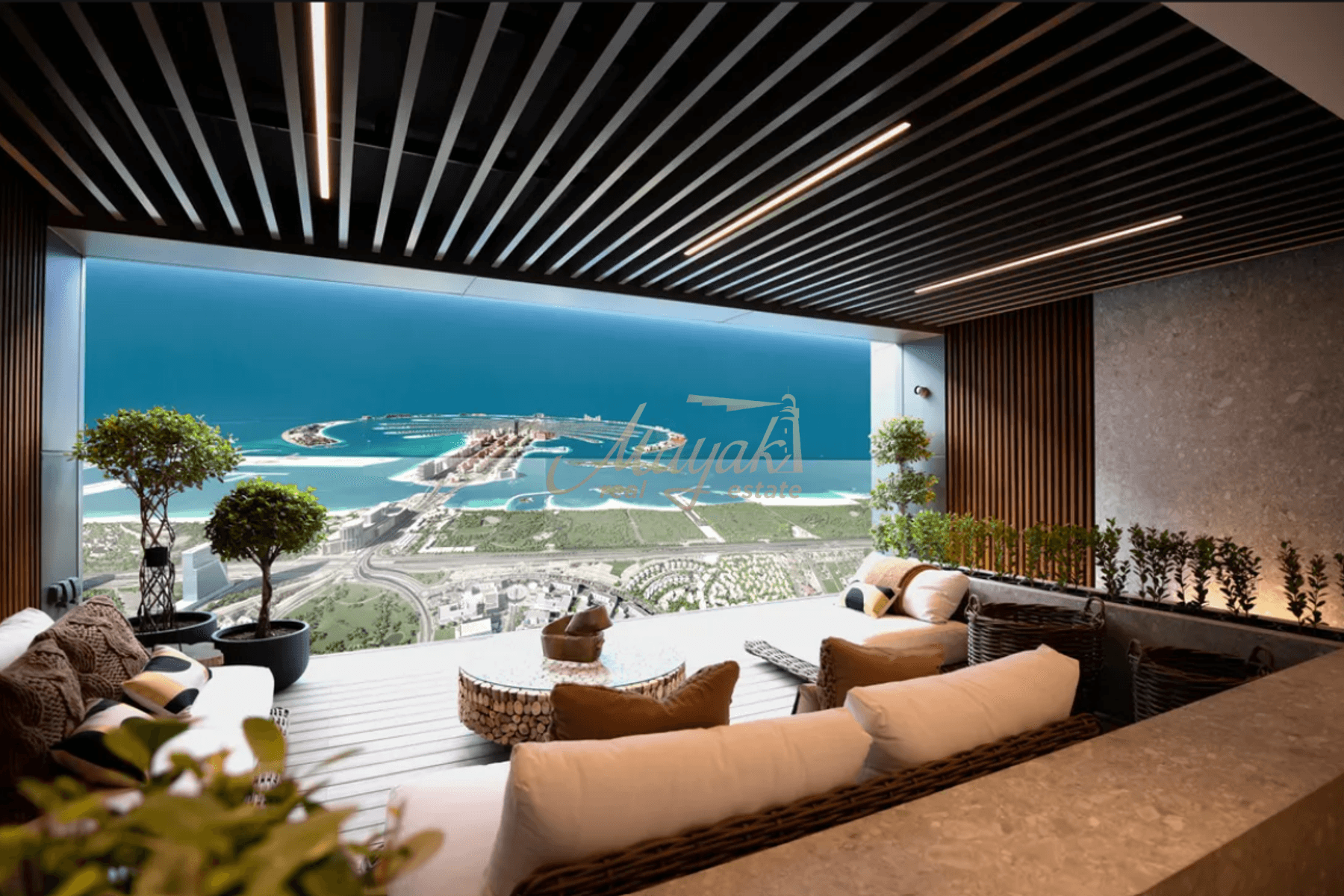 Full-Floor 8-Bedroom |360° panoramic views of Palm