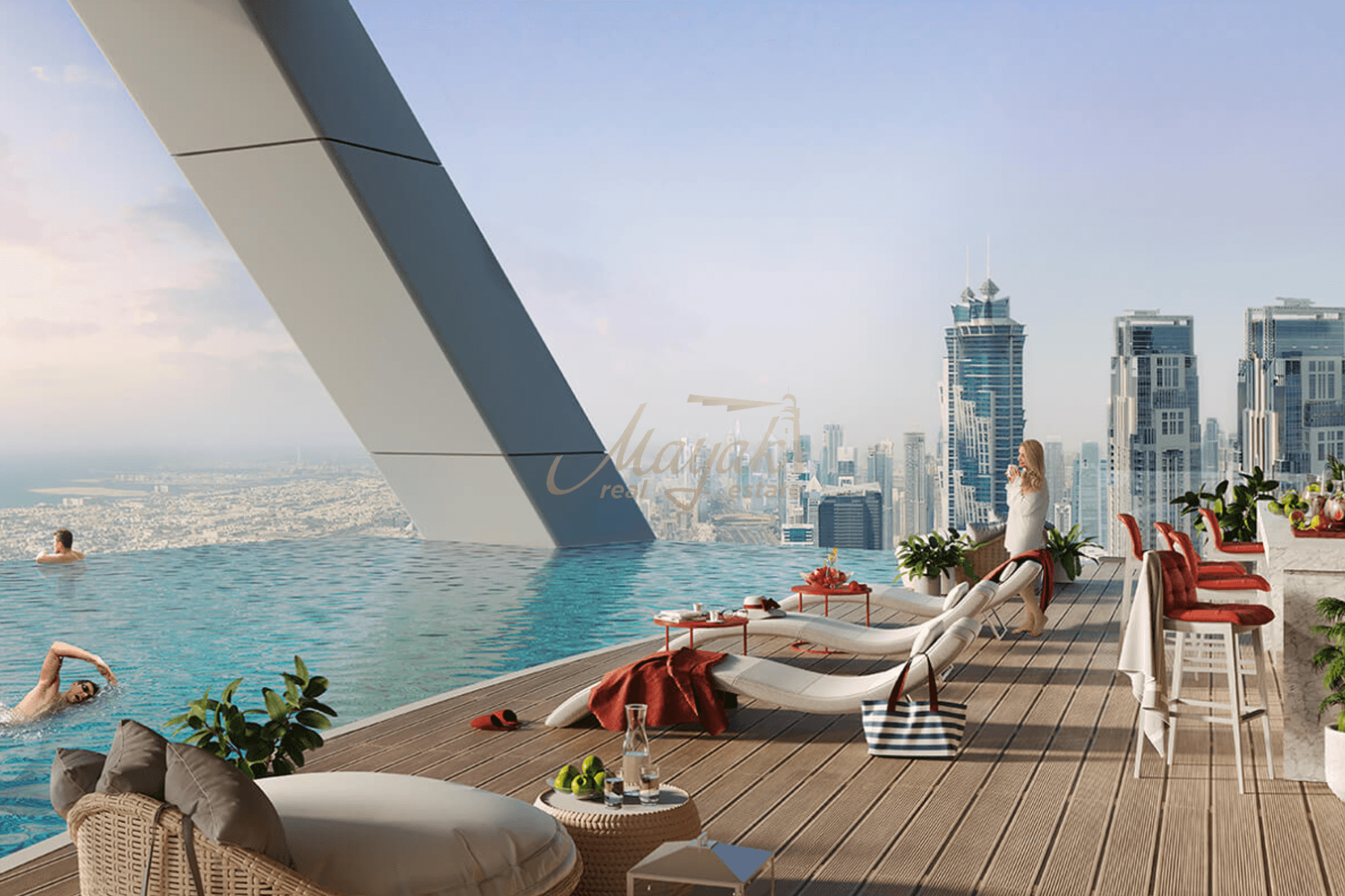 Роскошный пентхаус Skyline с 5 спальнями | Safa Two от DAMAC