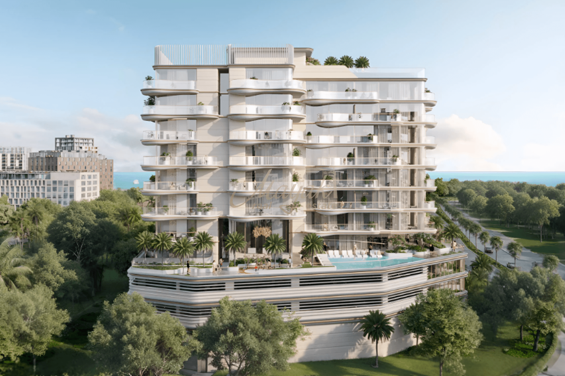 Beach Walk Phase 4 | Двухуровневая квартира с 3 спальнями | Острова Дубая
