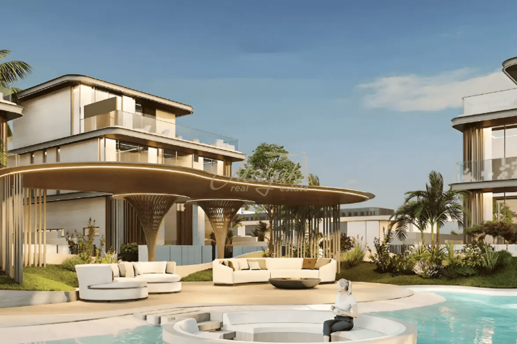 Ограниченная коллекция, вилла Lagoon с 6 спальнями | Район 11 | MBR City