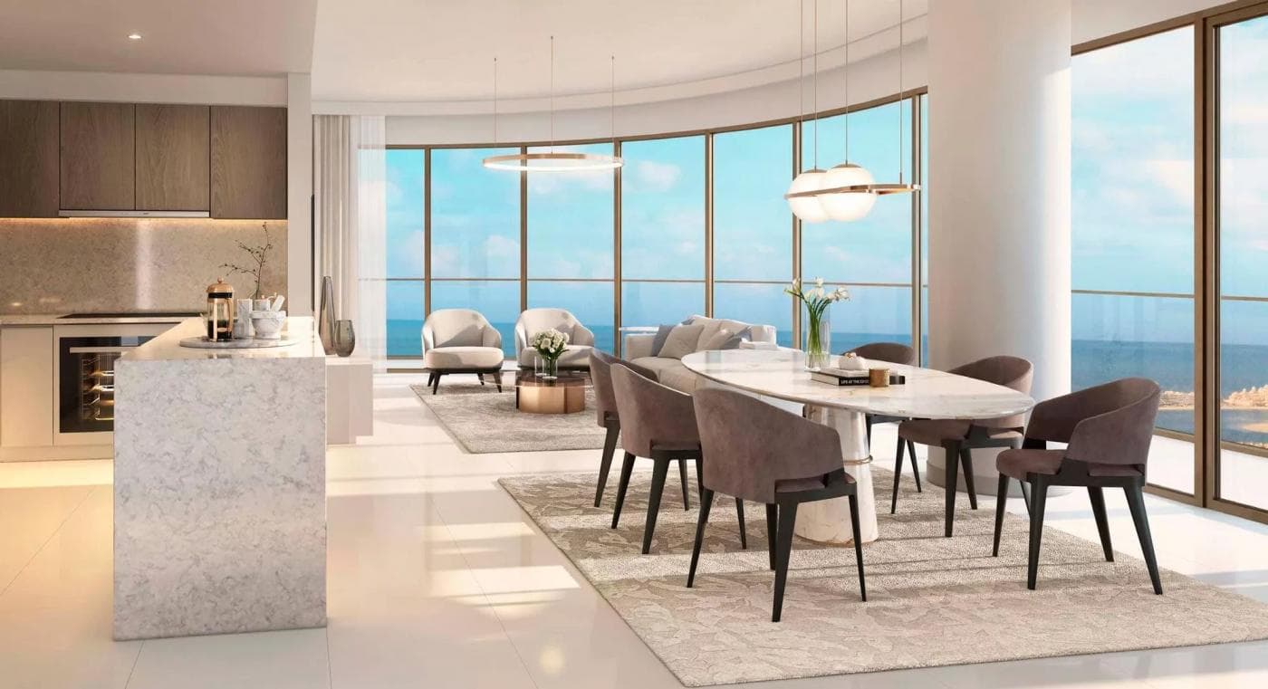 Grand Bleu Tower Interiors by Elie Saab