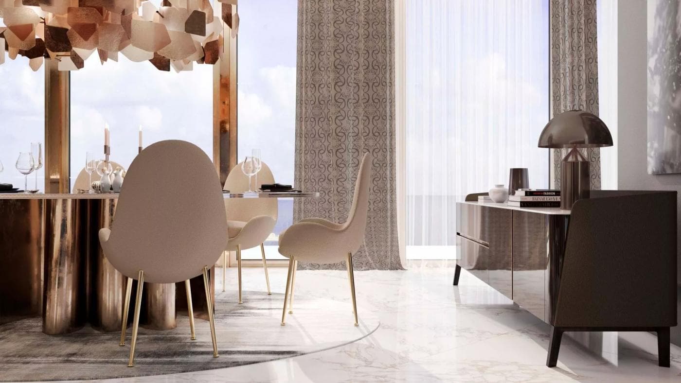 Grand Bleu Tower Interiors by Elie Saab