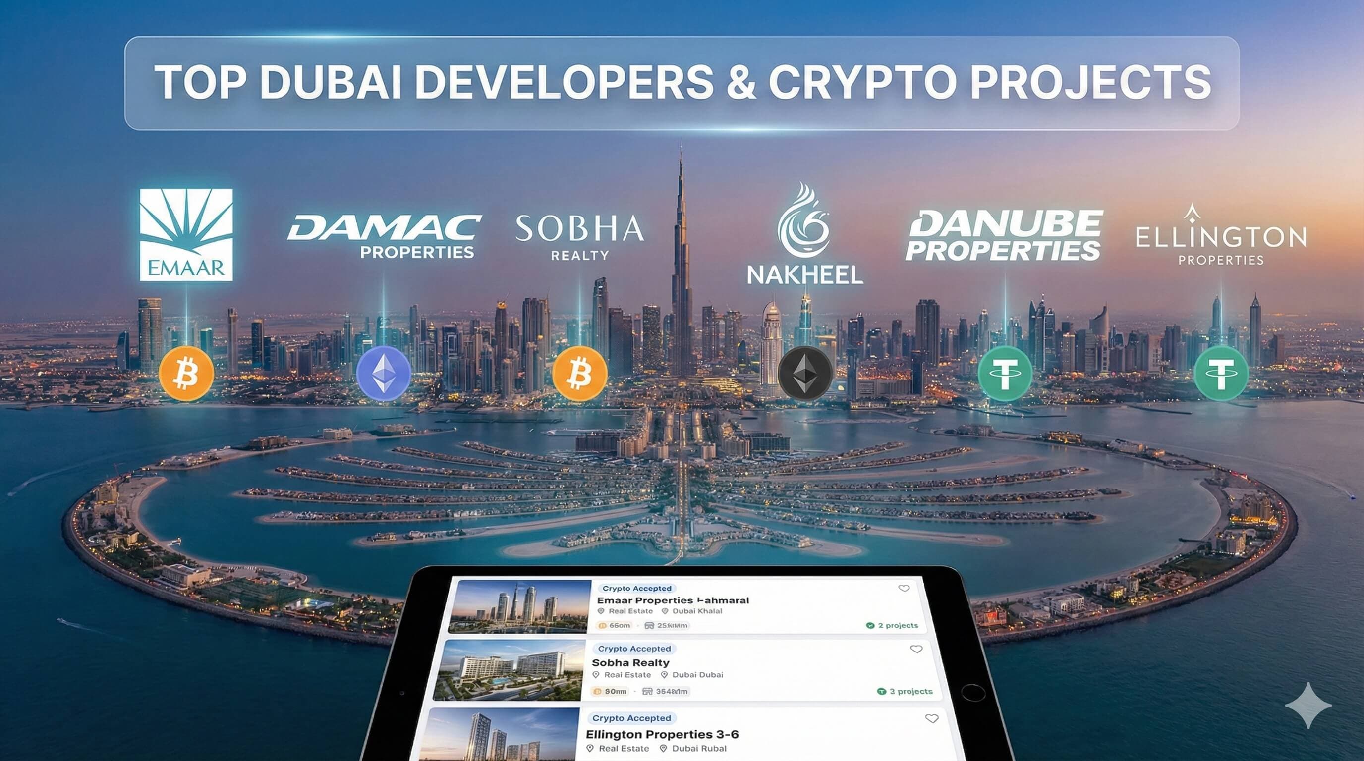 Buying Property in Dubai with Cryptocurrency: Top Developers Buying Property in Dubai with Cryptocurrency: Top Developers