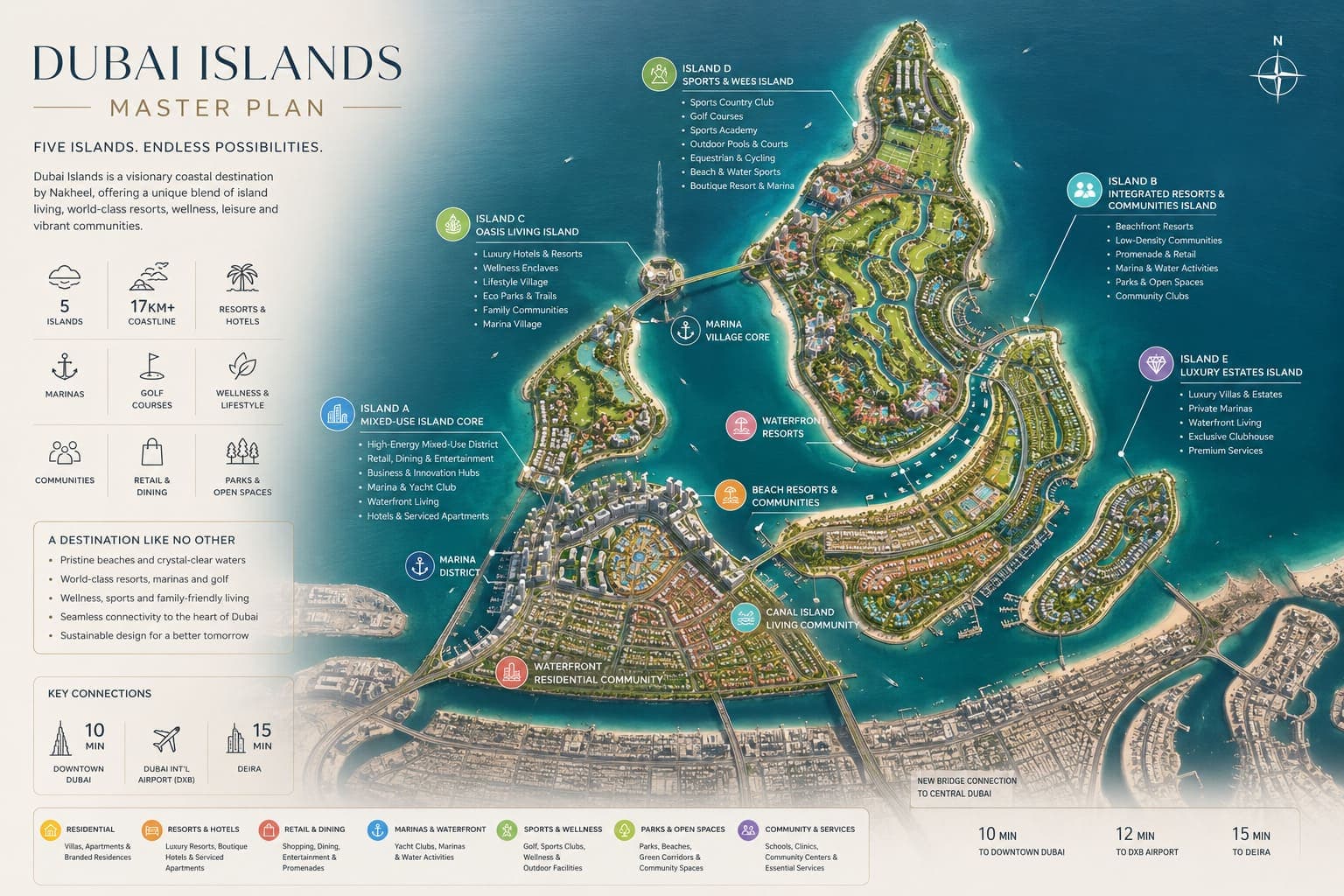 dubai islands master plan dubai islands master plan