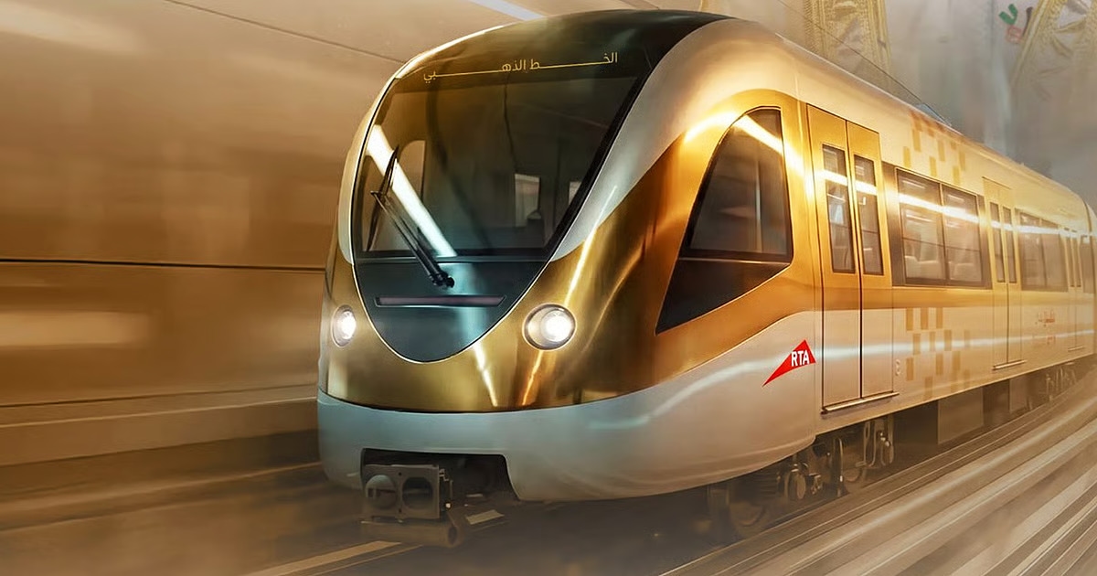 Dubai to Build First Fully Underground Metro Line: Gold Line Worth AED 34 Billion